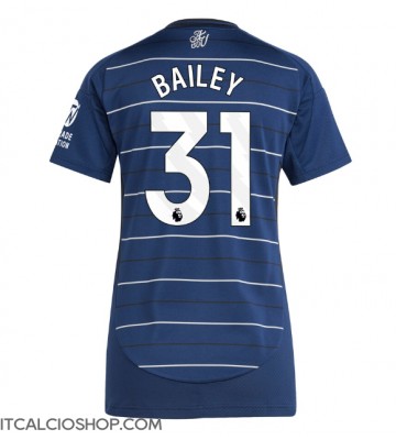 Aston Villa Leon Bailey #31 Terza Maglia Femmina 2024-25 Manica Corta